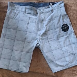 Burnside Hybrid Short, Size 36, Gray NWT
